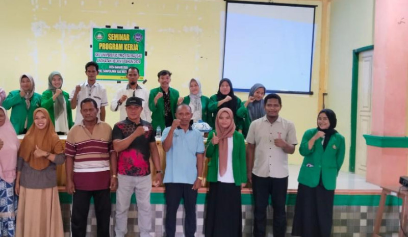 Seminar Program Kerja KKL Universitas YPIQ STAI Bau Bau Tahun 2024 Di Desa Bahari Dua